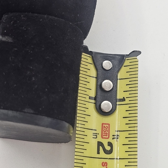 Prada Black Suede Block Heel Pumps Size 7.5 Narrow - Picture 10 of 11